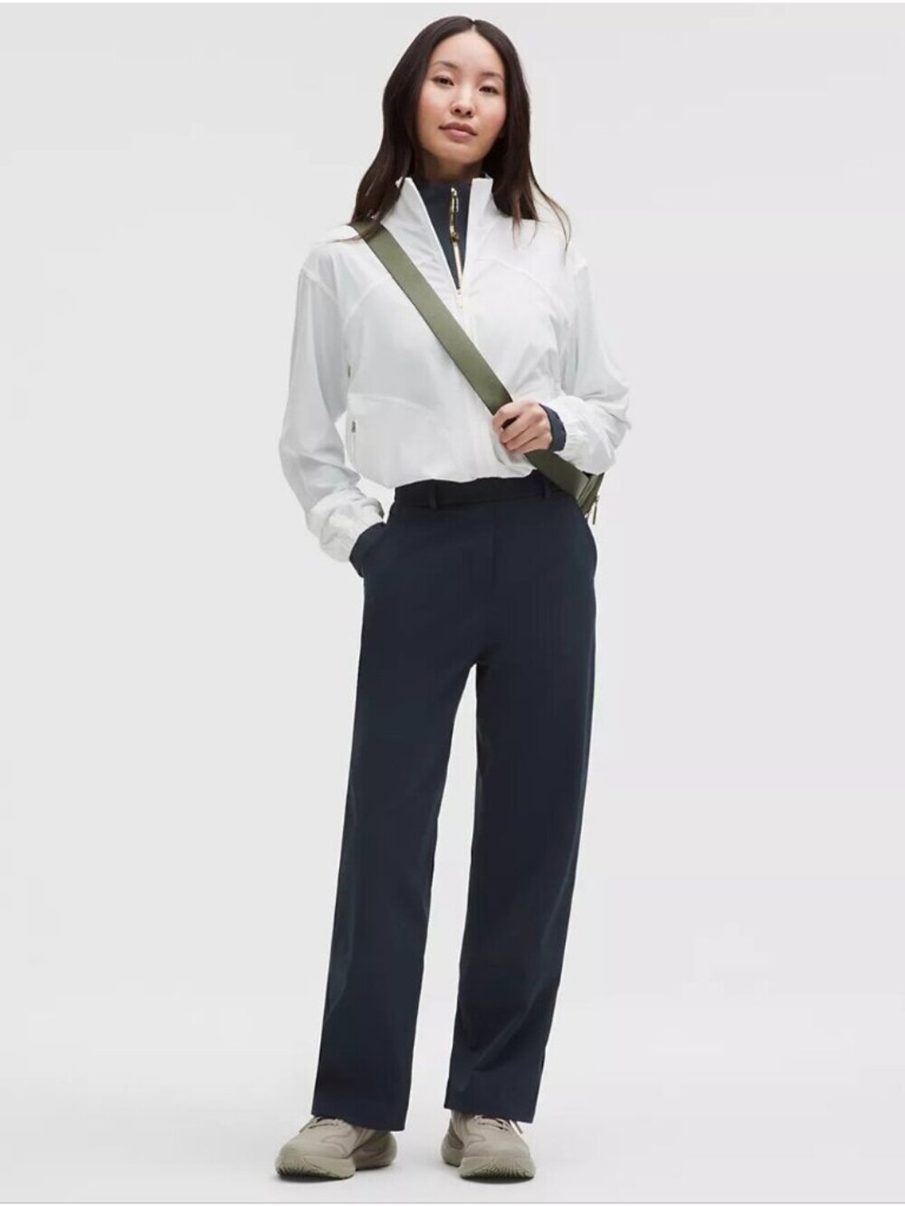 Lululemon Daydrift High-Rise Straight-Leg Trouser Regular Navy